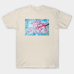 Turquoise and Pink 1 T-Shirt